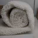 White Shag Area Rug 9x12: Large Fluffy Rug for Living Room - Big Plush Fuzzy Carpet(White, 9x12 Feet)