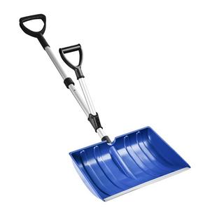 NARUNDREN Ergonomic Snow Shovel for Driveway and Car, 51 Inch Long Heavy Duty Snow Shovels for Snow Removal with Assist Handle, Large Capacity Lightweight Winter Tool for Garage, Camping