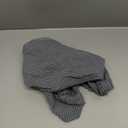 SUBRTEX Stretch Couch Arm Covers Set of 2, Checkered Sofa Arm Slipcovers, Anti-Slip Armrest Covers for Recliner and Armchairs, Pet Proof, High Stretchy, Hook & Loop Tape, Light Gray