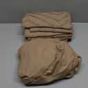 Litanika Taupe California King Size Set with Sheets - 6 Pieces Bed in a Bag California King Boho Tufted, Sheets, Pillowcases & Shams