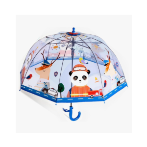 Clear Bubble Umbrella, Transparent Dome Canopy, See Through for Safety, Windproof, Auto Open, Easy-Grip Handle, Lightweight Umbrella for Rain/Sun