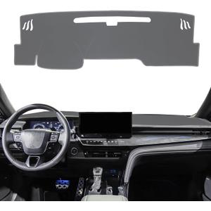 SENSHINE Dashboard Cover for 2025 2026 Toyota Camry Accessories Dash Cover Mat No Glare Sunshade UV Rays Carpet Protector Pad Without HUD, All Gray