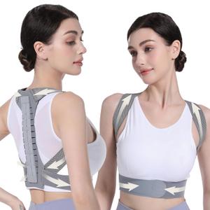 OFIR Upper Back Posture Corrector for Women, After-Work Sofa Reading Support, Twin-Pressure System Back Straightener Posture Brace For Women, 3D Diamond Breathable Cushioning,High-Elastic Straps (Large)