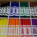 Aigybobo 200 Count Washable Markers Bulk, 8 Assorted Colors, Broad Line Conical Tip Coloring Marker for Kids, Markers Bulk Pack for Classroom, School Art Supplies & Back to School Supplies