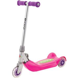 Razor Jr. Folding Kiddie Kick Scooter, Pink, 10.43"L x 25.2"W x 22.2"H