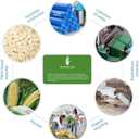 Compostable Trash Bags 4 Gallon 200 Packs,AYOTEE Biodegradable Trash Bags,Blue Recycle Bags,No leak Small Trash Bags,Small Garbage Bags 4 Gallon Trash Bags Unscented,4-6 Gal Bathroom Trash Bags