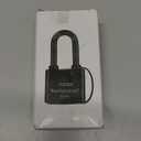 FIGODE Outdoor Waterproof Padlock, Large Heavy Duty Sturdy Covered Laminated Steel Keyed Lock, 2.2 in. Wide, Long Padlock