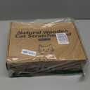 RizzQi Sisal Cat Scratcher Bed with 3 Toy Balls for Indoor Cats, Durable Wooden 3in1 Hammock Lounge & Scratch Pad  Modern Furniture for Large Cats, Scratching Post Lounger