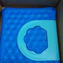 Fire HD 10 Tablet Case for Kids (2021/2023 Release, 11th/13th Generation), Oqddqo Amazon Kindle 10 Plus Case, Specially Strengthened Four-Corner Double-Layer Shock with Bracket(Blue)