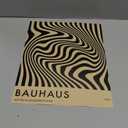 Mid Century Modern Bauhaus Wall Art - 11x14" UNFRAMED Print - Abstract Wall Decor - Exhibition Poster Replication (Black)