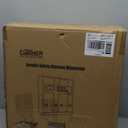 CiaoHER Large Wall Mount Acrylic Safety Glasses Dispenser, 2 Compartment