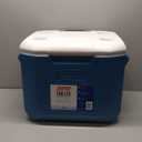 Coleman 60qt Rolling Cooler with Wheels, Insulated Portable Wheeled Chiller with Ice Retention, Made in USA