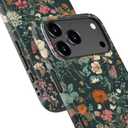 LUMARKE for iPhone 17 Pro Case Cute,Aesthetic Vintage Wildflower Hard Shell,Compatible with Magsafe,Trendy Unique Cool Western Coquette Floral Protective Slim Silicone Phone Cover for Women Girls