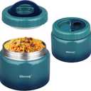 Insulated Thermo Food Jar for Kids - 12 Oz Capacity, Suitable for Hot & Cold Foods, Leak-Proof Vacuum Stainless Steel Design with Wide Mouth for Lunches, Soups and Travel