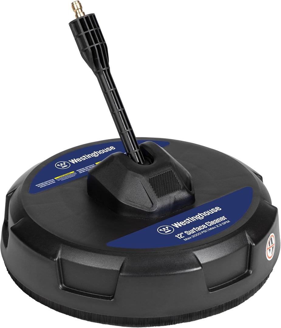 Westinghouse PWSC12 12" Pressure Washer Surface Cleaner Attachment - 2500 Max PSI, 1/4 Connector
