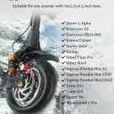10 Inch 10x2.75-6.5 Off-road Tire Rubber Inner Tube Suitable for Speedway 5 Dualtron 3 Hover-1 Alpha JOYOR S Hiboy Titan PRO Electric Scooter Explosion-Proof Shockproof Super-Grip