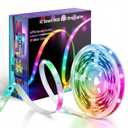MFWW Smart IC RGB Strip Lights, 66FT LED Lights Multiple Colors on One Line, App+Remote Control, Timing, Multimodal, Music Sync, Color Changing Lights for Bedroom, Party Home Decor