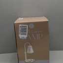 Flameless Candle Warmer Lamp for Jar Candles Large & Small – Dimmable Lamp Candle Warmer Electric with Large Marble Base & Adjustable Height – Candle Melter with Timer and 4 Halogen Light Bulbs