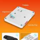 Retro Style Charger for Nintendo Switch 2 Joy-Con Controllers - 4 in 1 Charger Station with LED Indicators, Overcharge Protection (Red/White Edition)