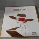 dressfan Fascinator Hats for Women,Linen Vintage Feather Headwear for Derby/Church/Wedding/Cocktail/Tea Party (Blue)