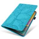 TIPOYOROO Case for Samsung Galaxy Tab S8 Ultra Case 2022 14.6 Inch(SM-X900/X906) PU Leather Cover with Card Holder Multi-Angle for Galaxy Tab S8 Ultra 14.6'' - Turquoise