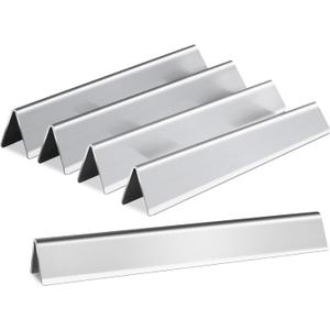 7620 7621 17.5" Flavorizer Bar for Weber Genesis 300 Series Grill Parts, Weber Genesis E/EP-310, 320, 330, Genesis S/E-310, 320, 330 with Front Control Knobs, Stainless Steel, 5-Pack