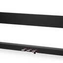 Wooden Furniture Stand With 3-Pedal Unit System Compatible for Yamaha P48 P85 P95 P105 P115 Digital Piano Keyboards, (Black)