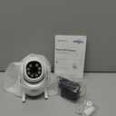 Hiseeu 3MP Security Camera Outdoor, WiFi Camera, Auto Tracking&Light Alarm Floodlight & Color Night Vision, Two-Way Audio, Plug-in Cable, Compatible Wireless System