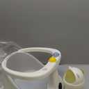 Baby Bath Seat for Babies 6 Months & Up - Bathtub Seats for Babies Sitting Up with Rinse Cup, Non-Slip, Comfortable, Infant Bath Essentials, Gray (Grey)