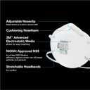 3M Safety -A Sanding and Fiberglass Respirator, 20-Pack