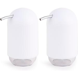Umbra 023273-660 Touch Collection, 2  Dia. x 5  inches, White (Pack of 2)