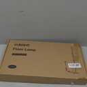 EDISHINE LED Corner Floor Lamp, Minimalist Dimmable Mood Light, Adjustable Height, 57.5" Tall Floor Lamp for Bedroom, Living Room, Home Office, 3000K Warm White Light, Silver