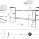 Under Sink Organizer 2 Tier Expandable bathroom Storage
