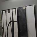 Large Framed Black and White Abstract Wall Art for Living Room, 3 Piece Big Modern Canvas Prints Paintings Artwork for Walls, Minimalist Abstract Art Pictures for Hallway, Office Wall Decor 24x36 In