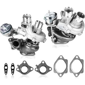 2PCS Left & Right Turbocharger Fit for 2013 Ford F-150/2014 F-150/2015 F-150/2016 F-150 Expedition Transit-150/250 /350, Turbo Replace for DL3E6K682AE DL3E6C879AD 53039880469