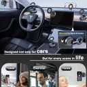 snanlen Upgraded 360 Vacuum Magnetic Phone Holder, Magnetic Car Phone Mount, Hands-Free Suction Cup Phone Holder for Car/Gym/Mirror/Shower, Car Mount Compatible with iPhone 17 Pro Max/Android