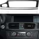 2PCS Car AC Frame Decal Carbon Fiber Sticker Trim Cover fits for BMW X3 F25 X4 F26 2011 2012 2013 2014 2015 2016 2017 2018 Accessories