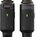 Ulumac Aroma 2.4GHz Wireless XLR Transmitter and Receiver, 130ft Range, 7-Channel, 10H Battery, Plug & Play, Wireless Microphone Adapter for Dynamic Mics/PA System/Live Sound/Mixer/Church (ARC3-N2) 2 Pack