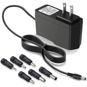 DC 15V 1A Car Jump Starter Power Cord Charger for Peak 450A 500A 600A 800A 1000A Auto Battery Booster AC Adapter, Compatible with Beatit, Schumacher, Tacklife, Gooloo, DBPower DJS50 Jump Starters