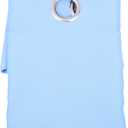 High Precision Light-Blocking Window Curtain for Living Polyester Darkening Drapes in Sky Blue Replacement Panel