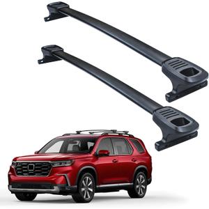DBXB-RV Roof Rack Crossbars for 2023-2026 Honda Pilot, Heavy Duty 300lbs Load Capacity, Full Aluminum Matte Black Rooftop Cross Bars Cargo Carrier.