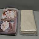 Lightnpro Flax Linen Napkins Set of 12 – Hemstitched Dinner Cloth Napkins, Washable and Reusable Natural Flax Napkins for Dining, Parties, Weddings, Holiday & Everyday Use – 18x18 Inch Natural Color