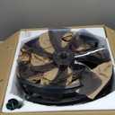 LEDIARY 26 inch Fandelier Caged Ceiling Fan with Light, Bladeless Ceiling Fan with Remote, Farmhouse Fan Lights Ceiling Fixtures for Kitchen, Bedroom, Outdoor(6 Speed, Timing)-Black