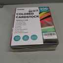 300 Sheets 8.5" X 11" Colored Cardstock, 50 Assorted Colors Construction Paper Card Stock Printer Paper for Printing, Card Making, DIY Crafts, School Supplies,Party Decorations (180GSM/65LB)