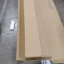 Mellow Naturalista Classic 16 Inch Solid Wood Platform Bed with Wooden Slats, White, Queen