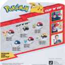 Pokmon PKW3135 Clip 'n'Go Pok Balls Alola Vulpix & Super Ball, Official Pokball with 5 cm Figure