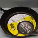 Lodge Seasoned Cast Iron Skillet 12 Inches - PFAS-Free, Non-Toxic Cookware - Use with an Oven, Stove, Grill, or Campfire - Naturally Non-Stick & Oven Safe