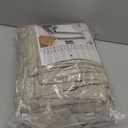 YoungsTex 90 Inches Long Linen Semi Sheer Curtains for Living Room, Oatmeal Light Filtering Drapes with Bronze Grommet Rustic Floor Length for Bedroom Dining Room, 2 Panels, 52 X 90 Inch