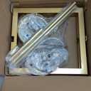 Mini Modern Farmhouse Gold Pendant Lighting for Kitchen Island, Adjustable Industrial Entryway Light Fixture Hanging for for Hallway Bedroom Dining Room Closet