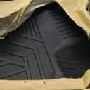 Mixsuper CRV Floor mats-Floor Mat & Cargo Liner for Honda CR-V CRV 2017-2022 (NOT for Hybrid),All Weather TPE Rubber Floor Liners Protection for CRV Accessories,Full Set Anti-Slip Car Mats,Black